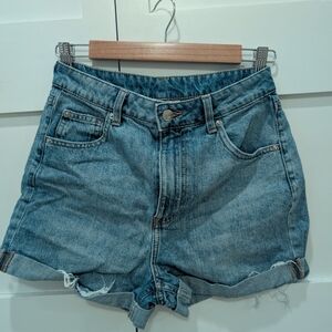 H&M Divided Light Blue Denim Jean Shorts